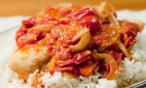 طريقة عمل صينية السمك بالأرز